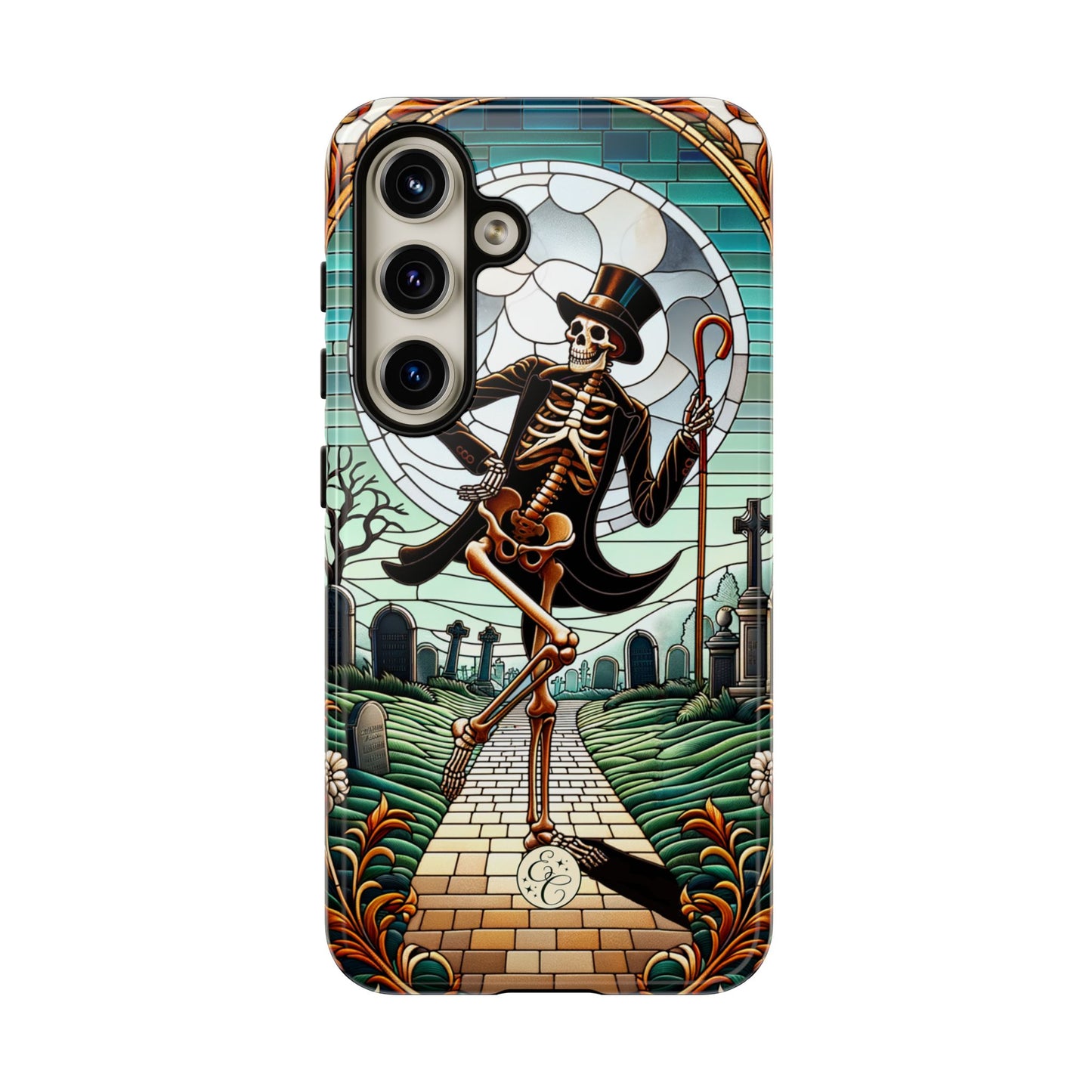 Dancing Skeleton Tough Phone Case