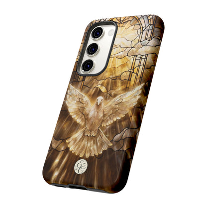 Holy Spirit Stained Glass Tough Phone Case