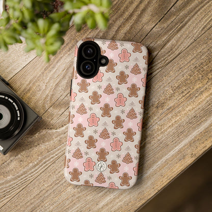 Gingerbread Men & Xmas Tree Pattern Phone Case