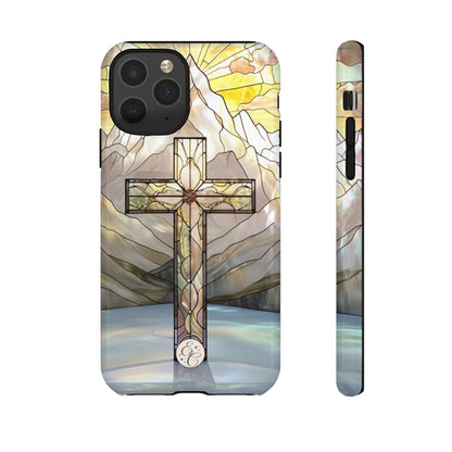 Stained Glass Cross Tough Phone Case