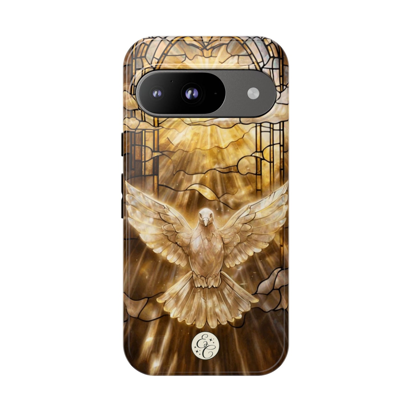 Holy Spirit Stained Glass Tough Phone Case