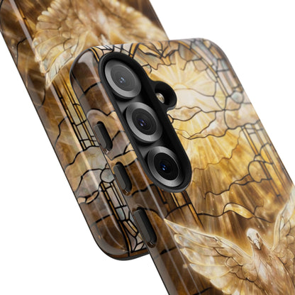 Holy Spirit Stained Glass Tough Phone Case