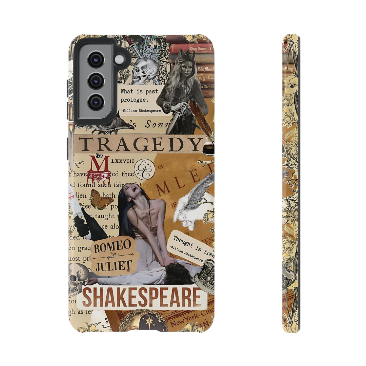 Shakespeare Tragedy Collage Tough Phone Case