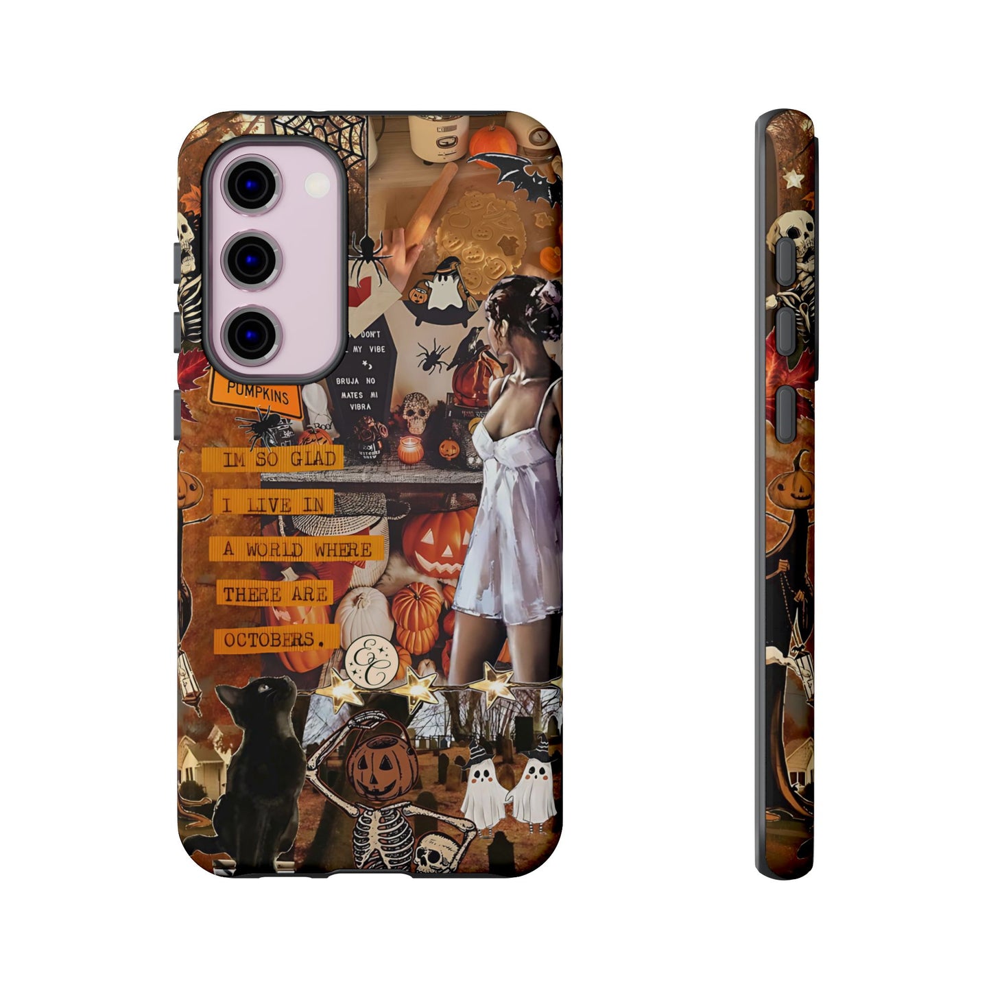 Halloween Aesthetic Collage Tough Phone Case