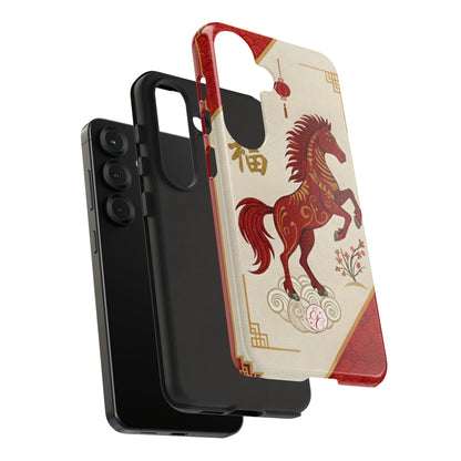 Chinese Zodiac Horse Tough Phone Case