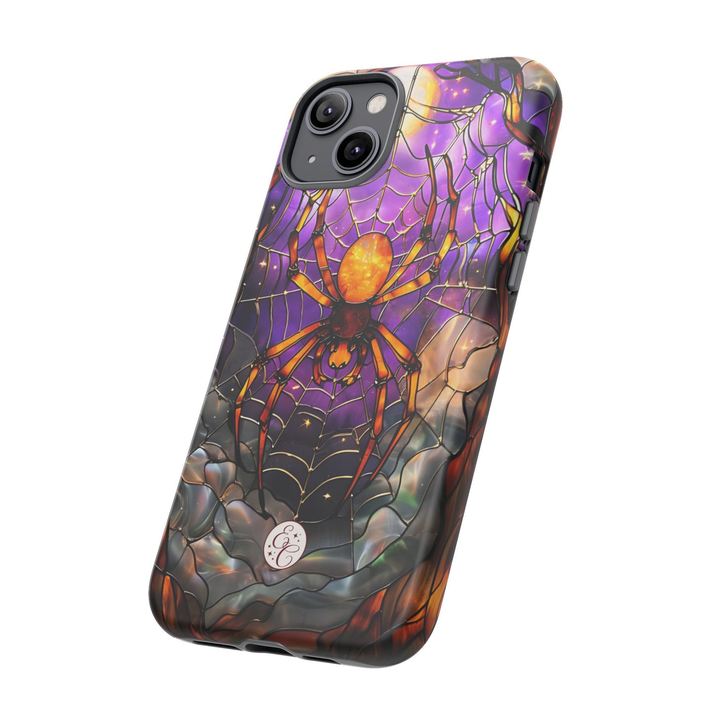 Stained Glass Spider Tough Phone Case