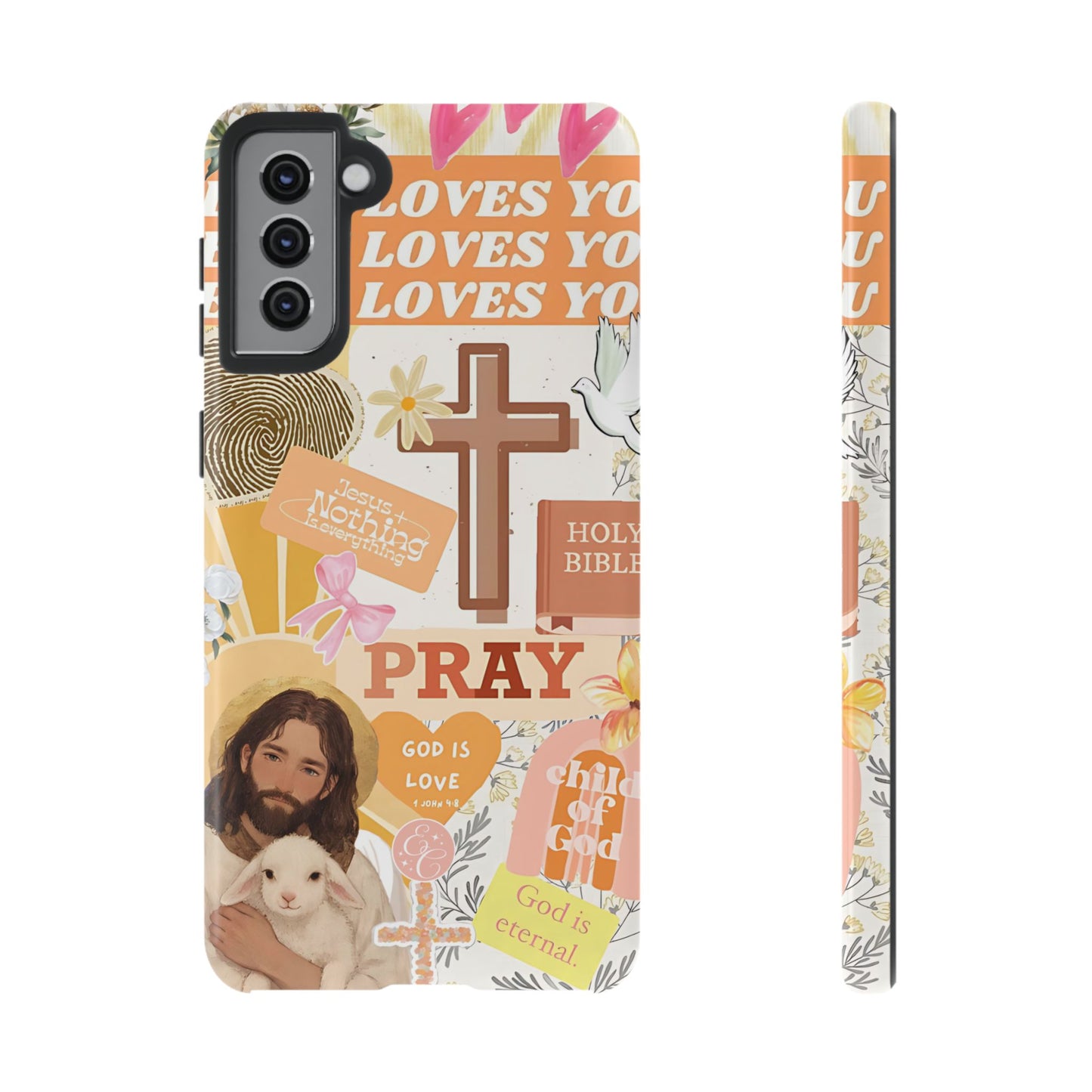 Christian Collage Tough Phone Case