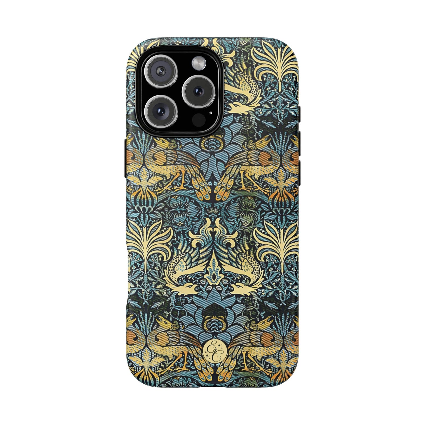 William Morris Peacock and Dragon Tough Phone Case