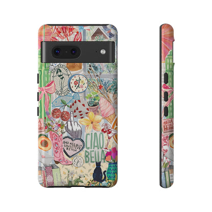 Coquette Art Collage Tough Phone Case