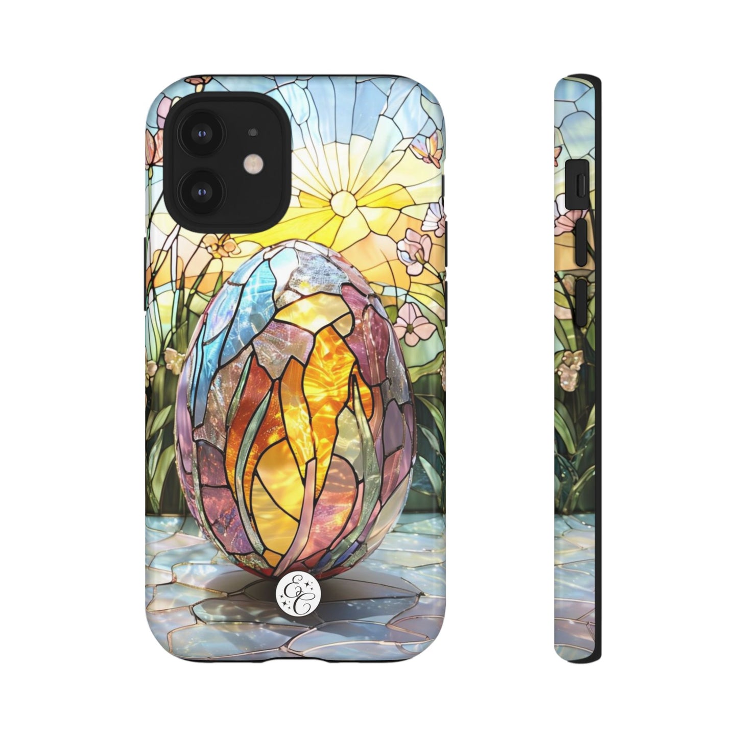 Easter Egg Stained Glass Tough Phone Case