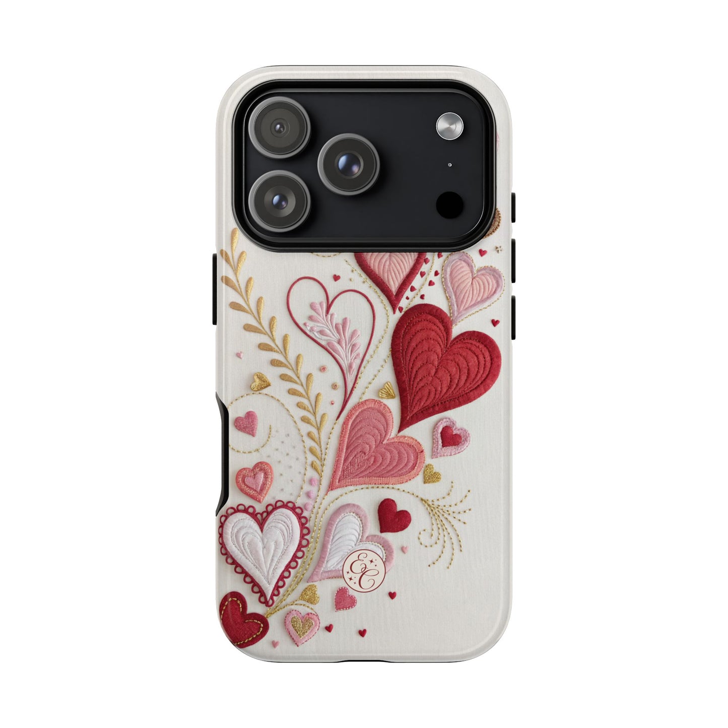 Hearts Pattern Tough Phone Case
