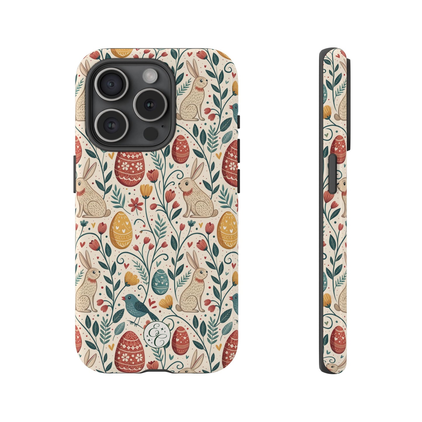 Vintage Easter Pattern Tough Phone Case
