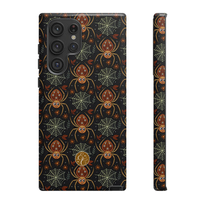 Boho Halloween Spider Pattern Tough Phone Case