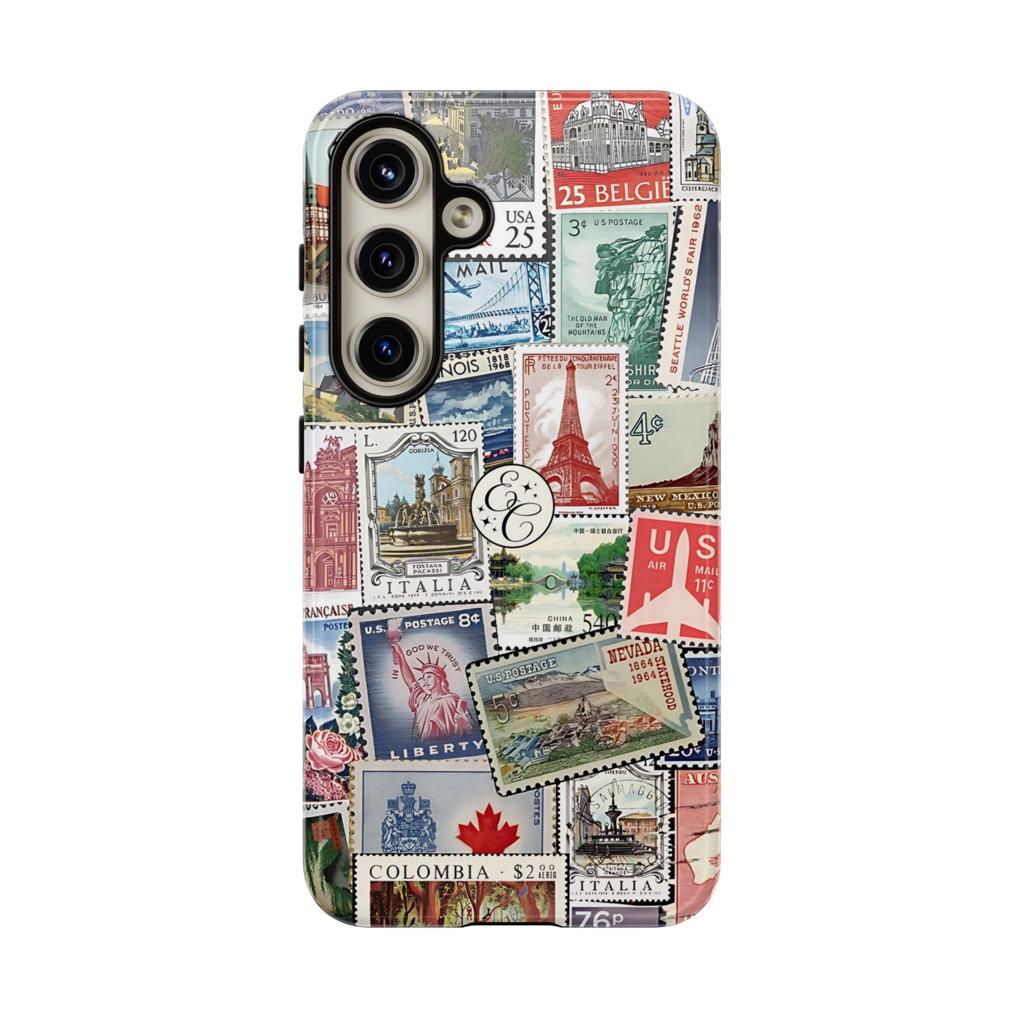 Vintage Stamp Collection Tough Phone Case