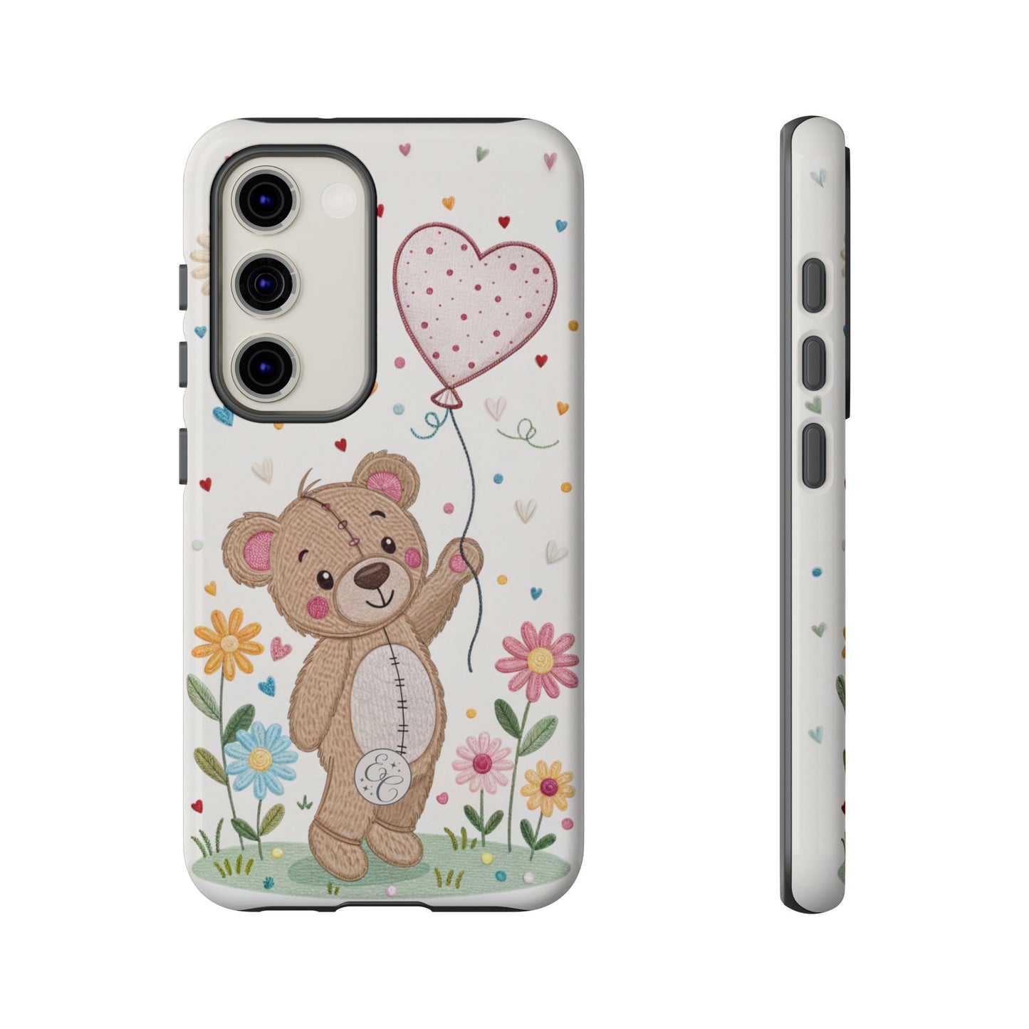 Cute Teddy Bear Tough Phone Case