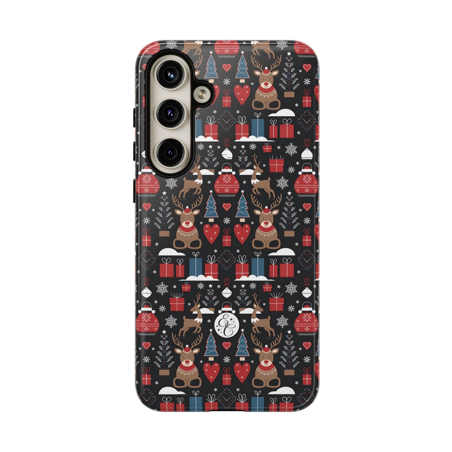 Christmas Holiday Pattern Tough Phone Case