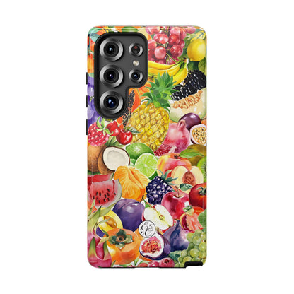 Colorful Fruits Collage Tough Phone Case