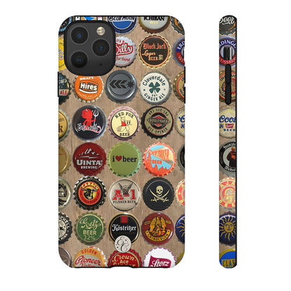 Beer Bottle Caps Tough Phone Case