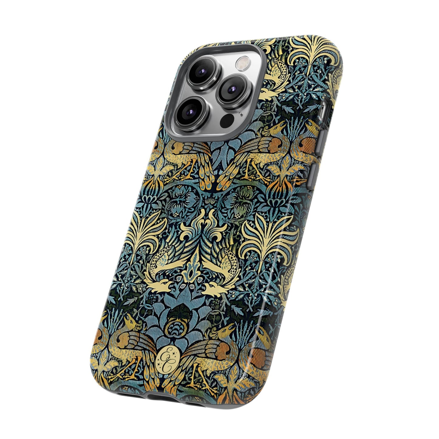 William Morris Peacock and Dragon Tough Phone Case