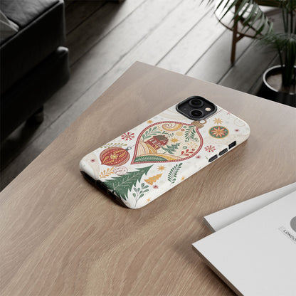 Cozy Christmas Ornament Tough Phone Case