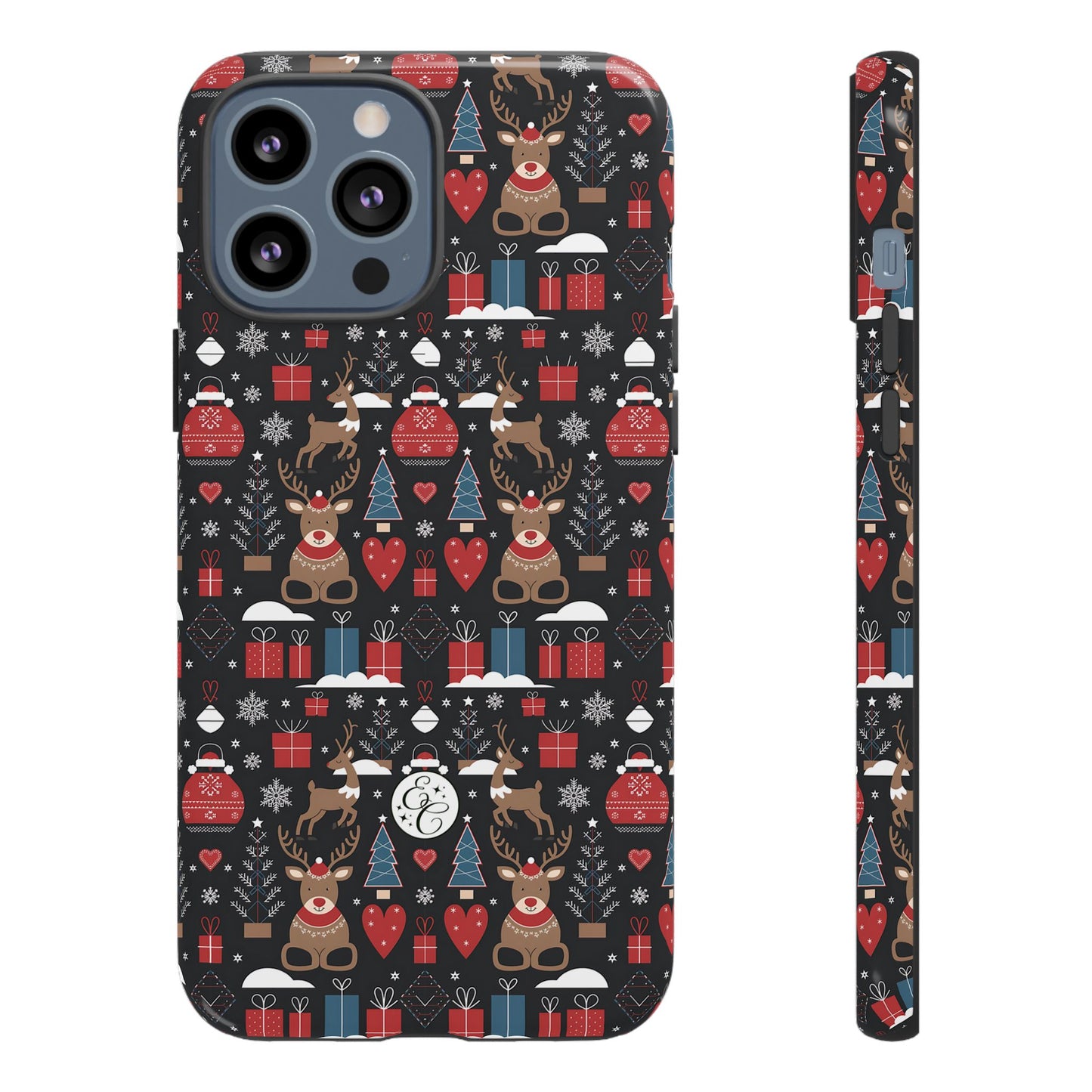 Christmas Holiday Pattern Tough Phone Case