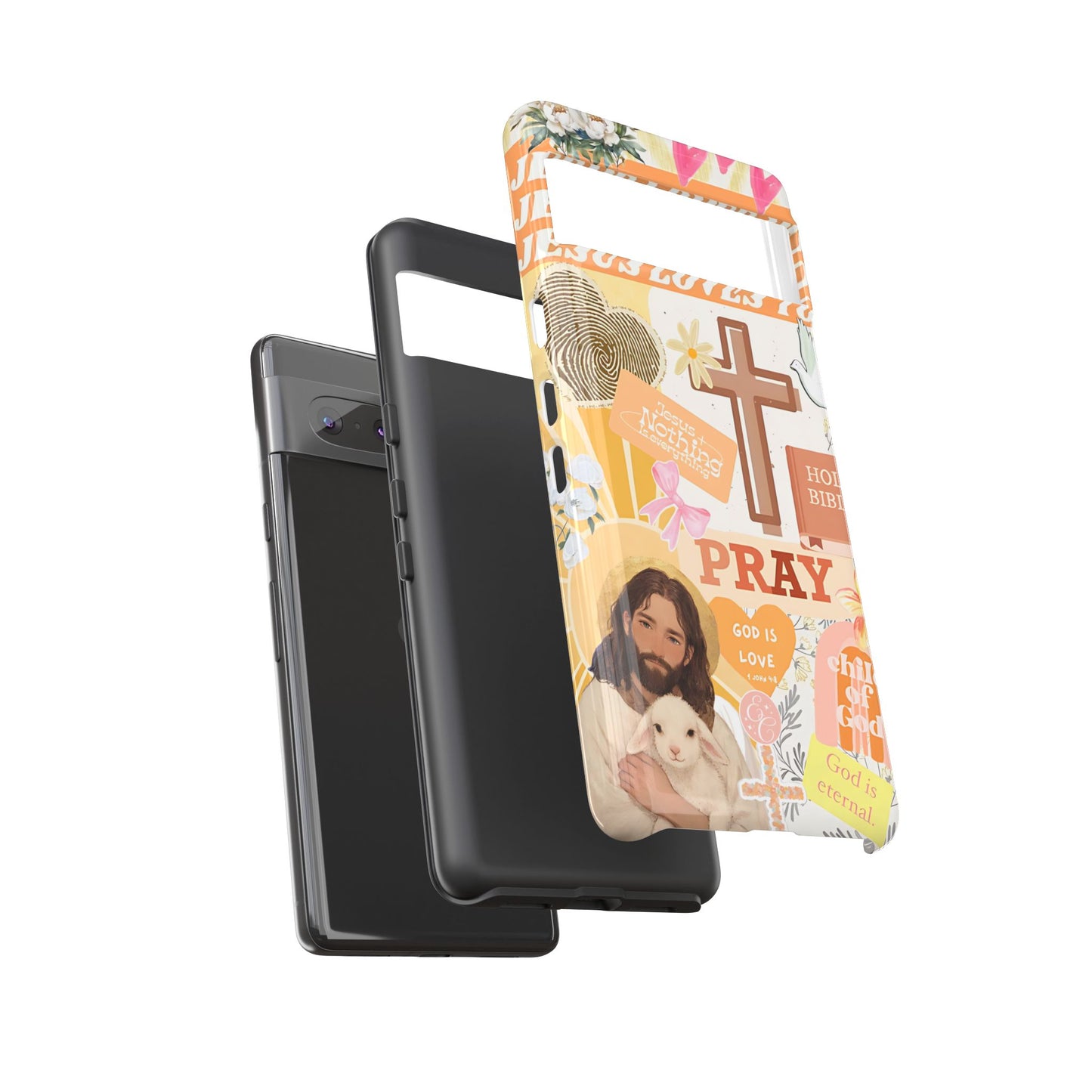 Christian Collage Tough Phone Case