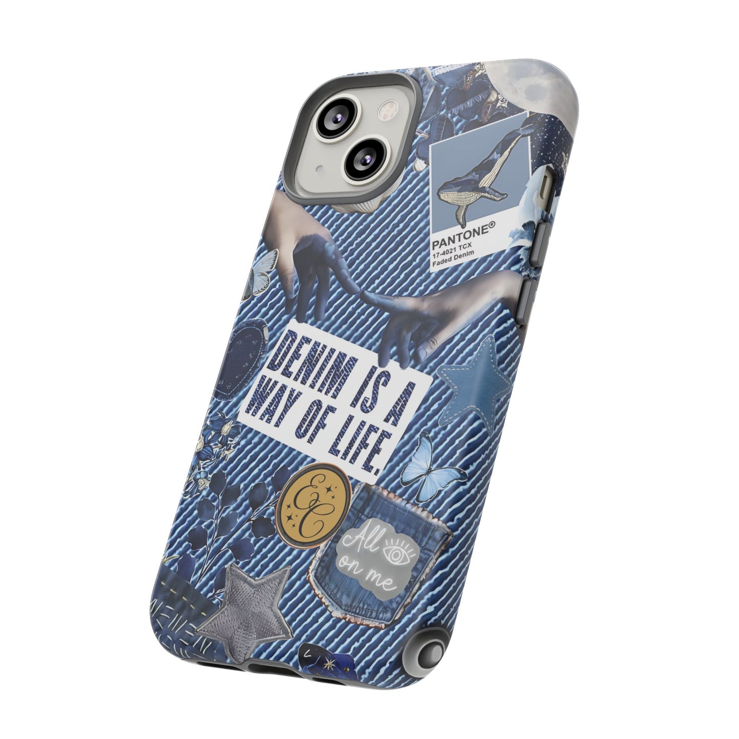 Denim Texture Tough Phone Case
