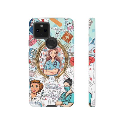 Nurse Art Tough Phone Case