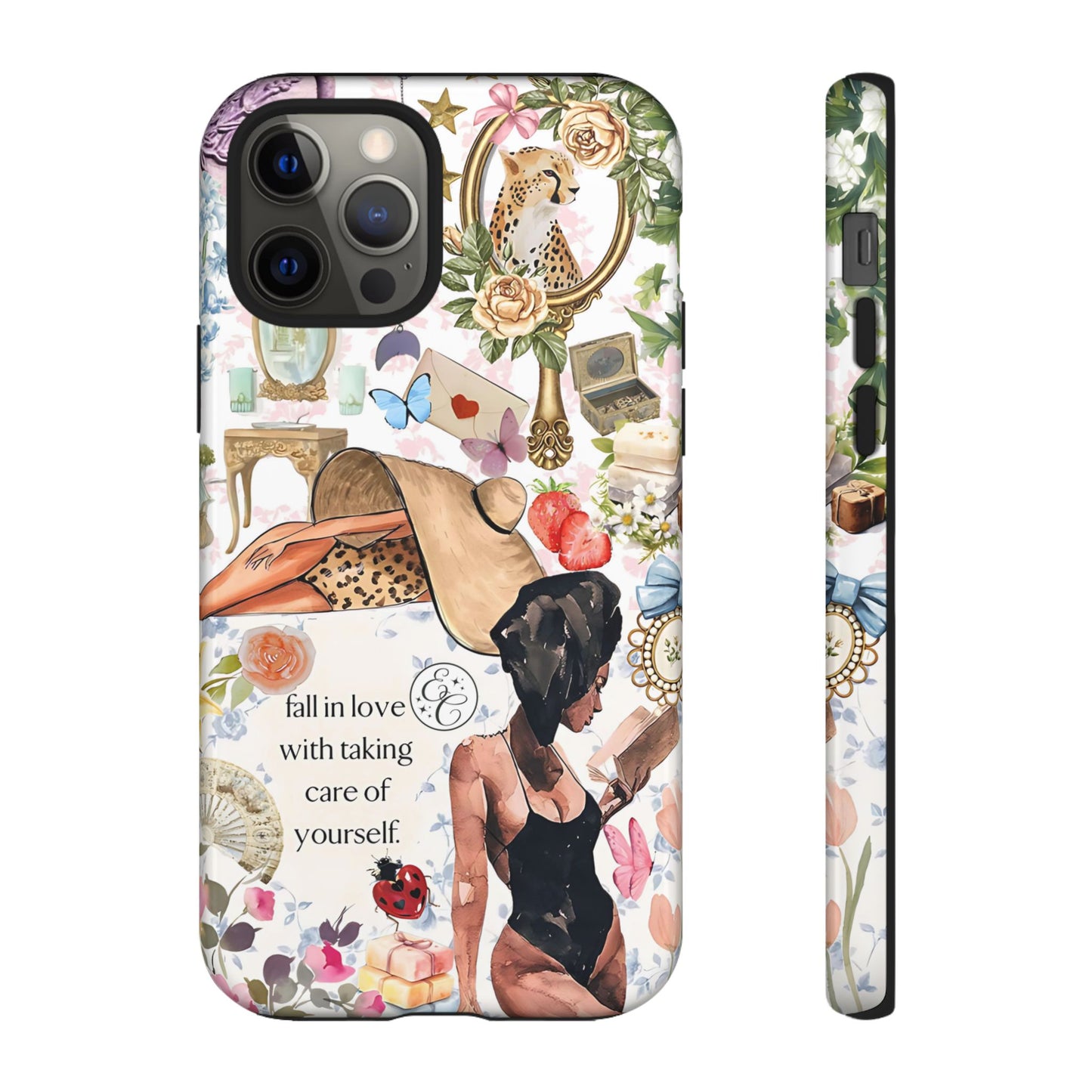 Aesthetic Coquette Collage Tough Phone Case