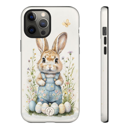 Bunny with Easter Eggs Tough Phone Case