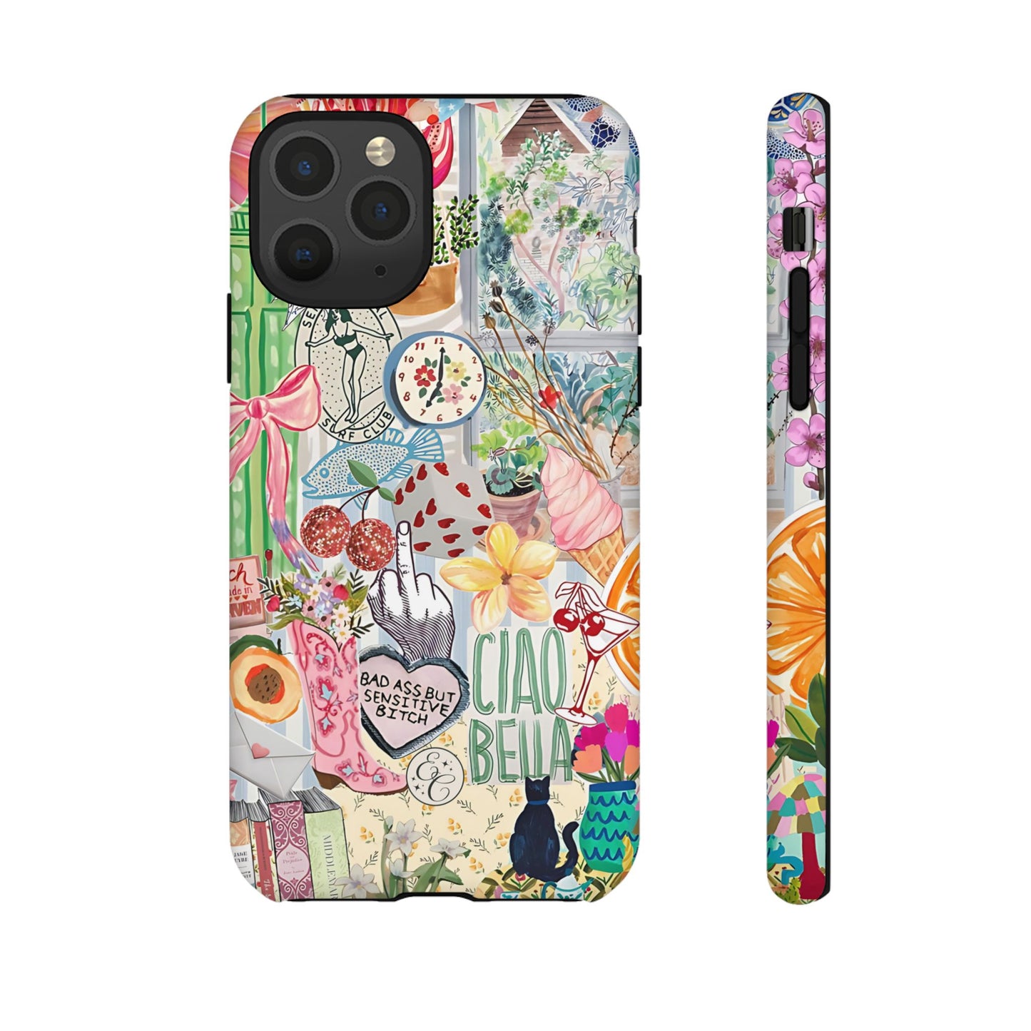 Coquette Art Collage Tough Phone Case