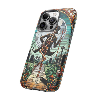 Dancing Skeleton Tough Phone Case