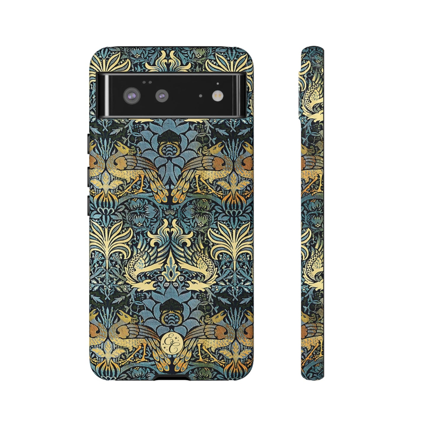 William Morris Peacock and Dragon Tough Phone Case