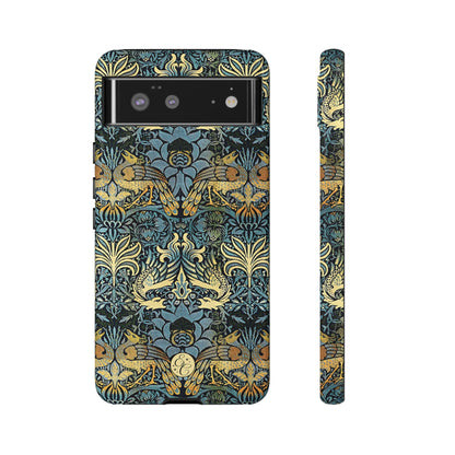 William Morris Peacock and Dragon Tough Phone Case