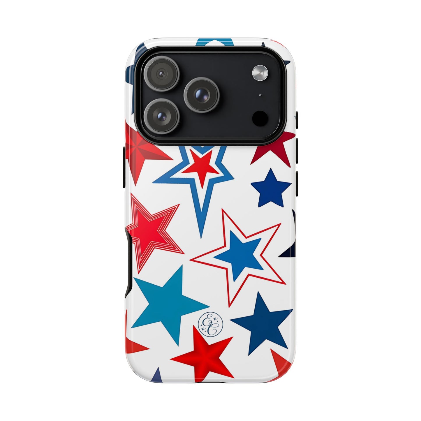 Patriotic Star Pattern Tough Phone Case