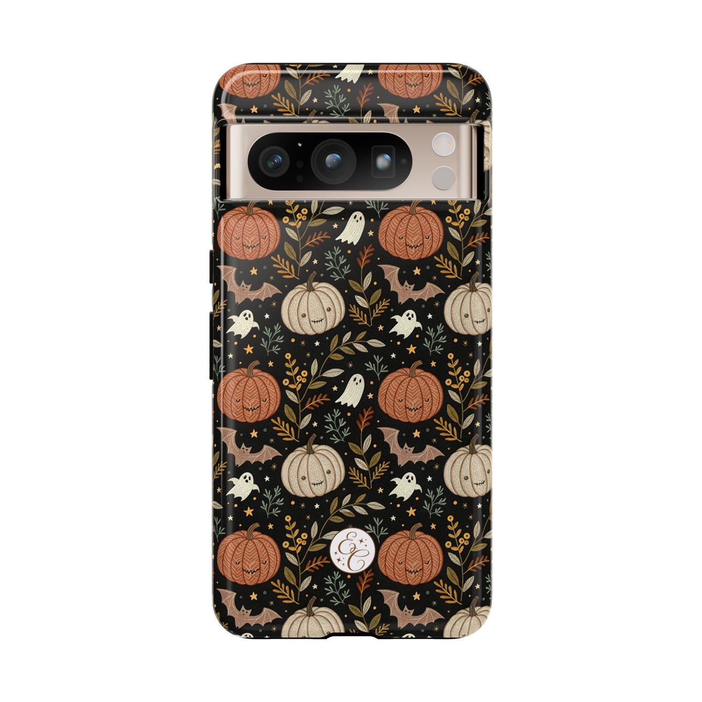 Spooky Halloween Boho Pattern Tough Phone Case