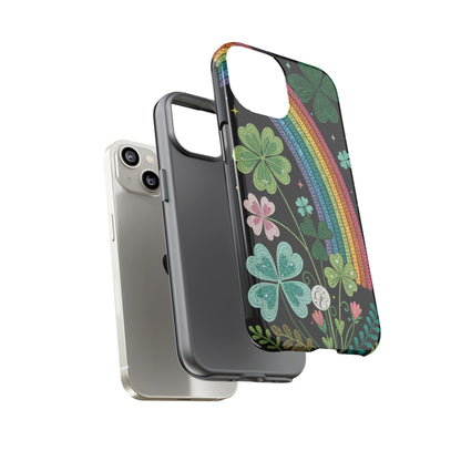 Rainbow & Shamrock Tough Phone Case