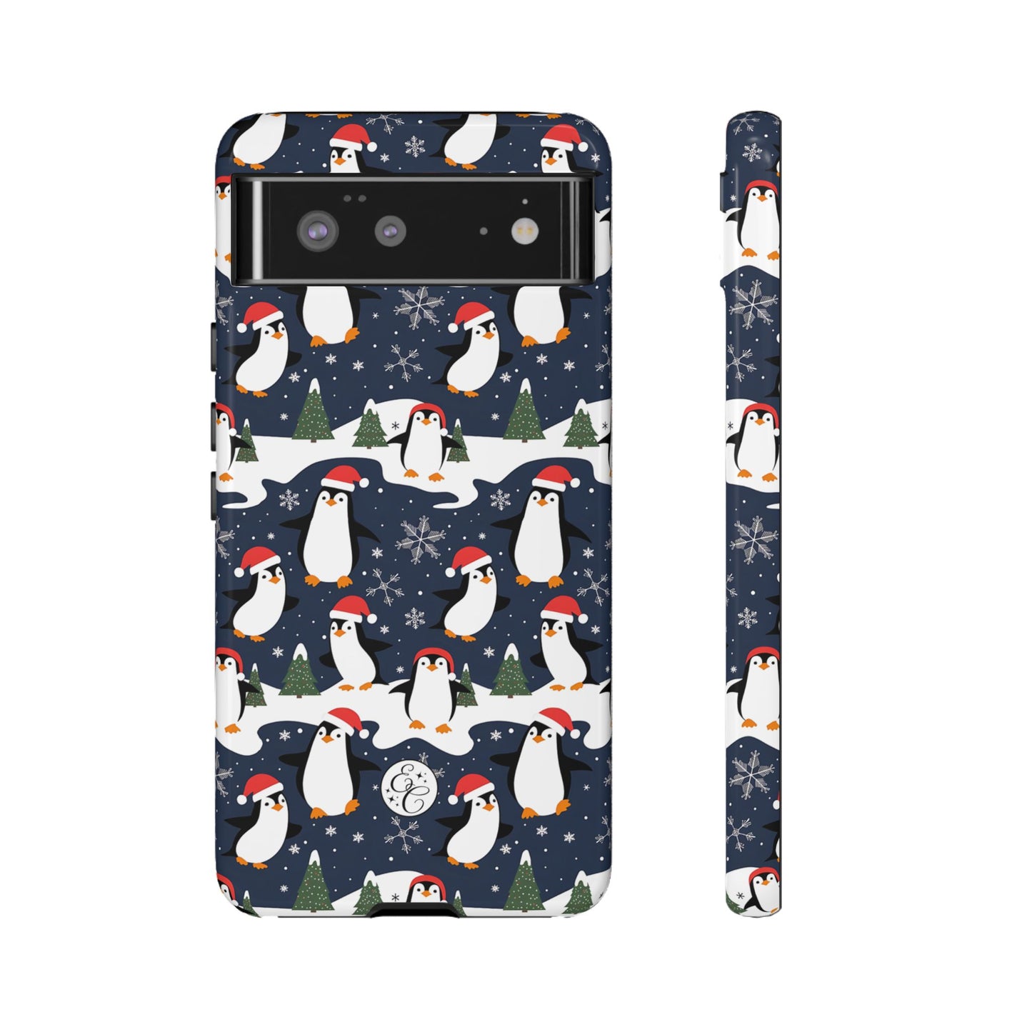 Cute Penguin Christmas Pattern Tough Phone Case