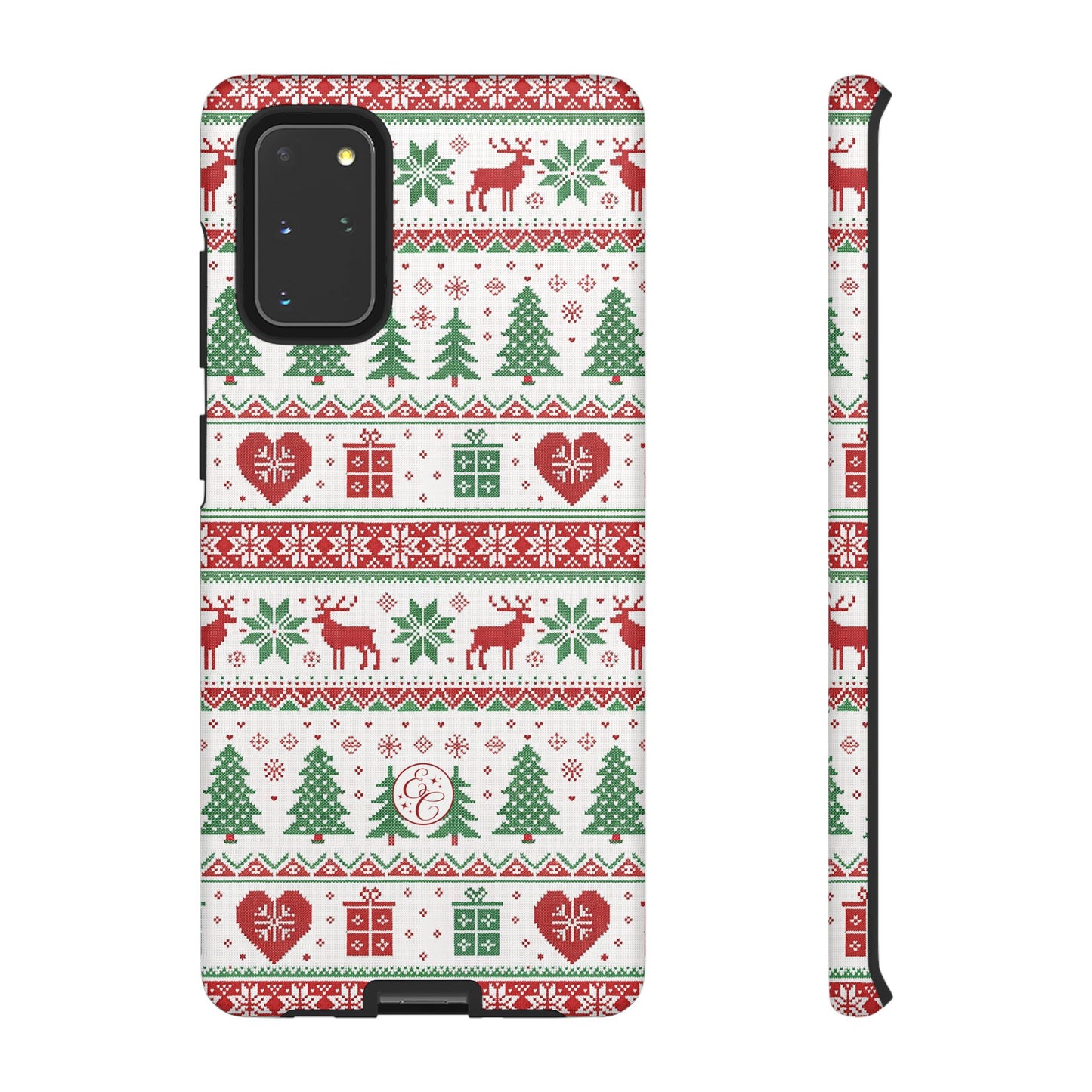 Ugly Christmas Sweater Pattern Tough Phone Case