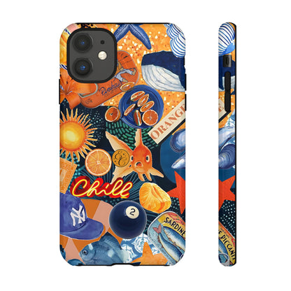 Nautical and Citrus Tough Phone Case