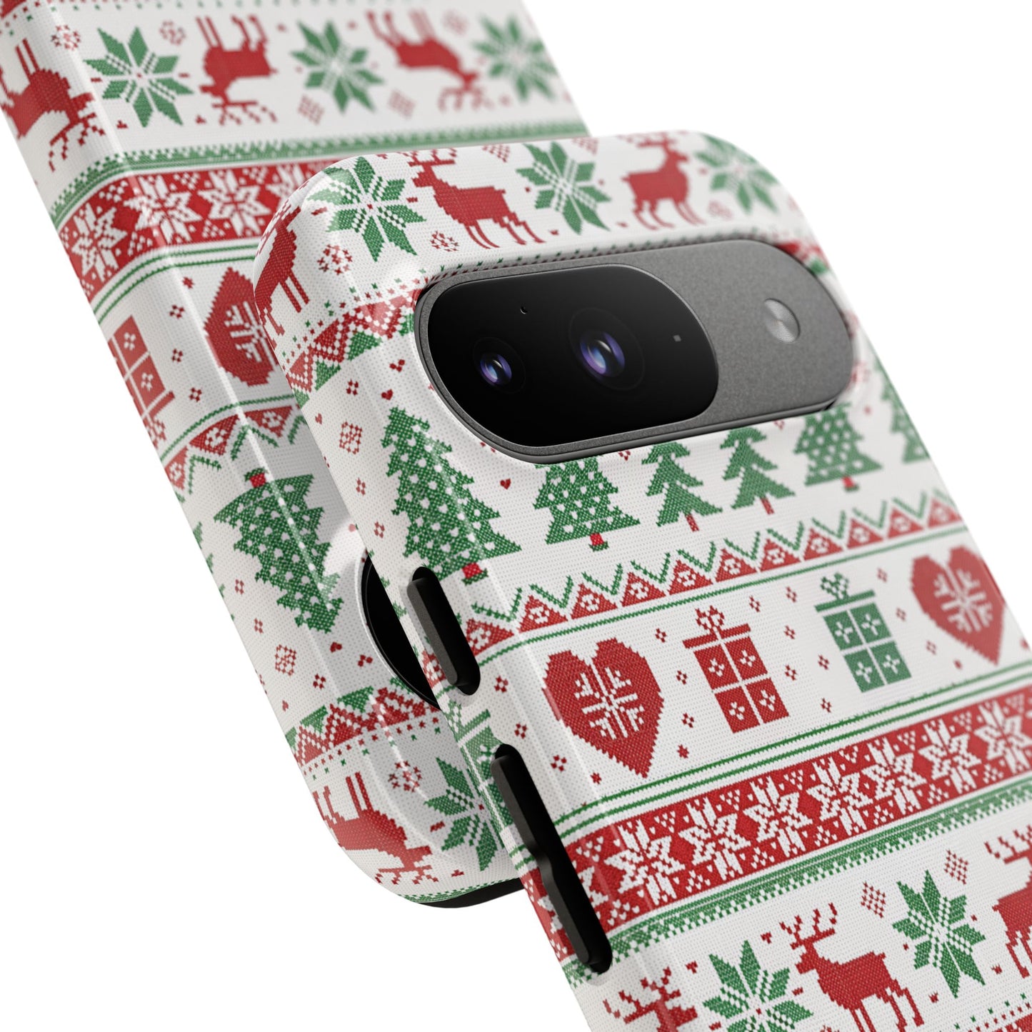 Ugly Christmas Sweater Pattern Tough Phone Case