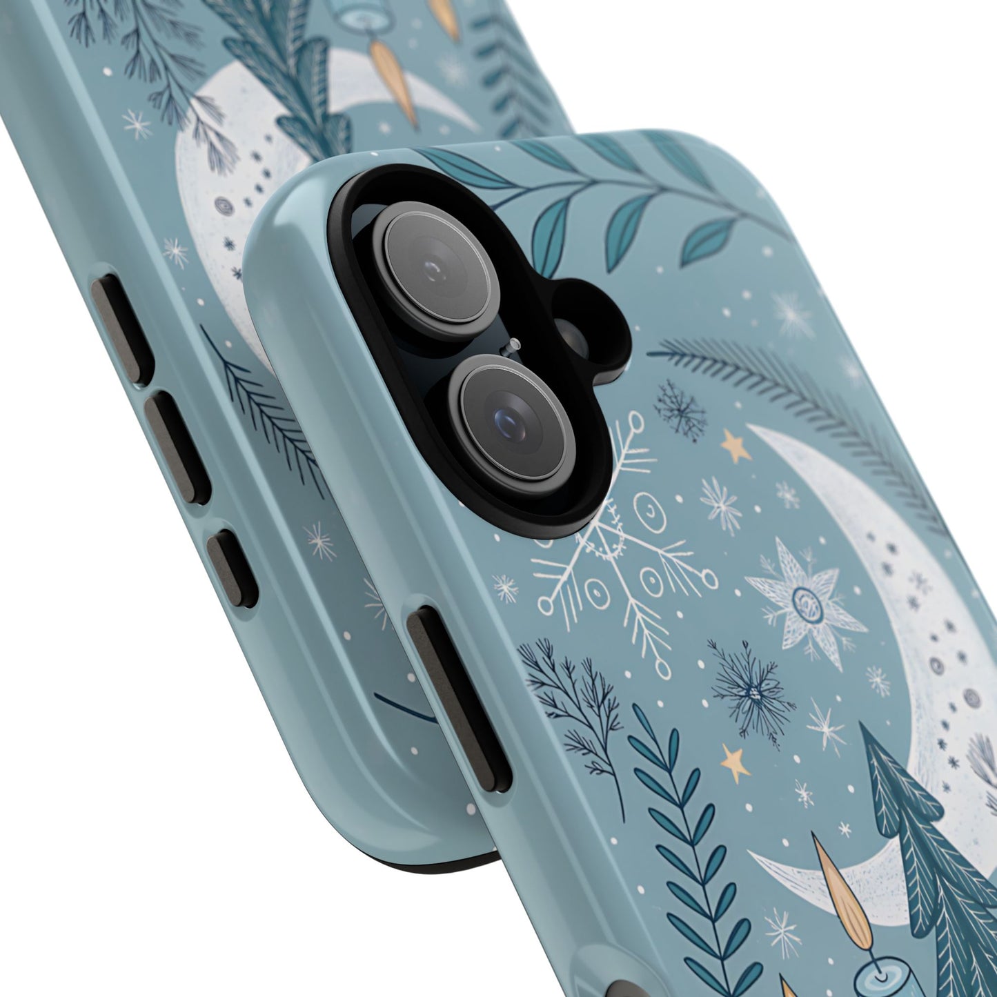 Winter Moon & Candles Tough Phone Case
