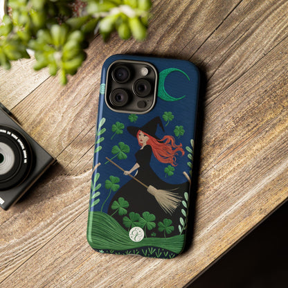 Irish Witch’s Moonlit Stroll Tough Phone Case