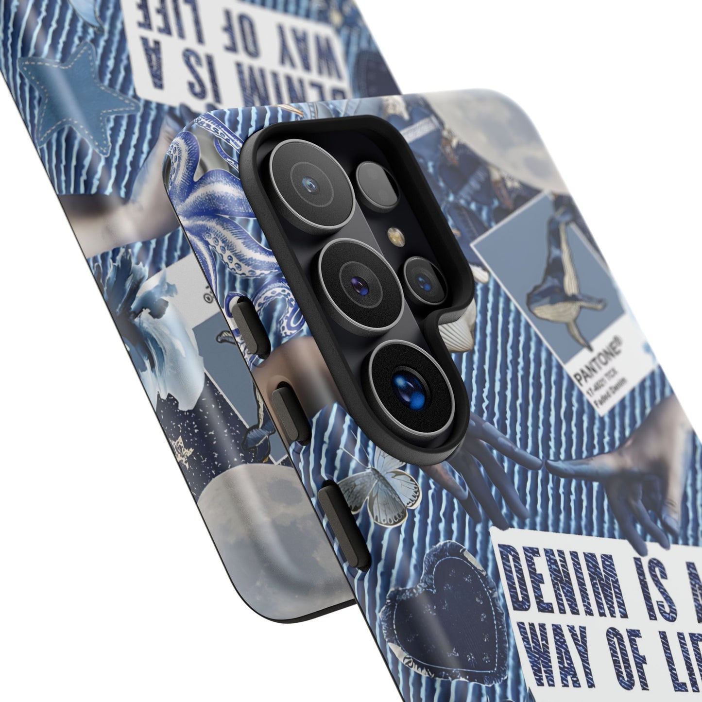 Denim Texture Tough Phone Case