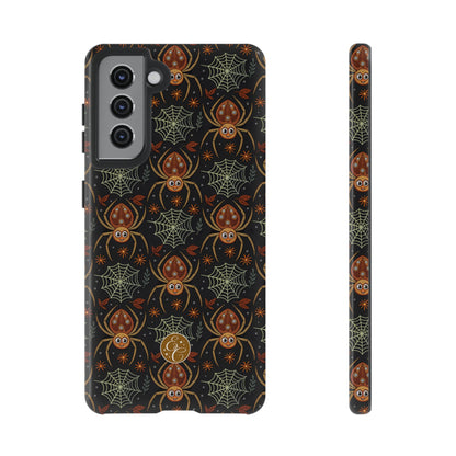 Boho Halloween Spider Pattern Tough Phone Case