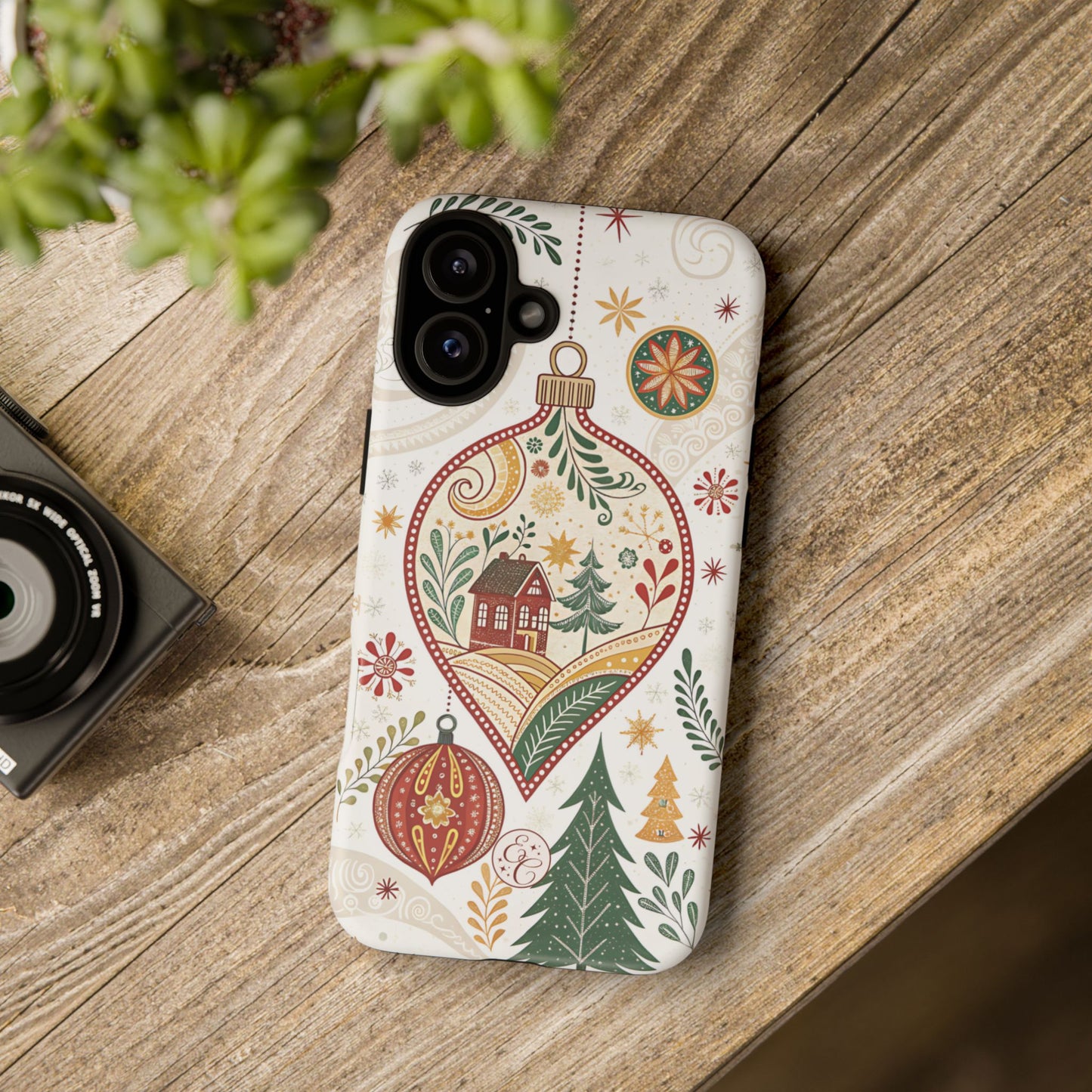 Cozy Christmas Ornament Tough Phone Case