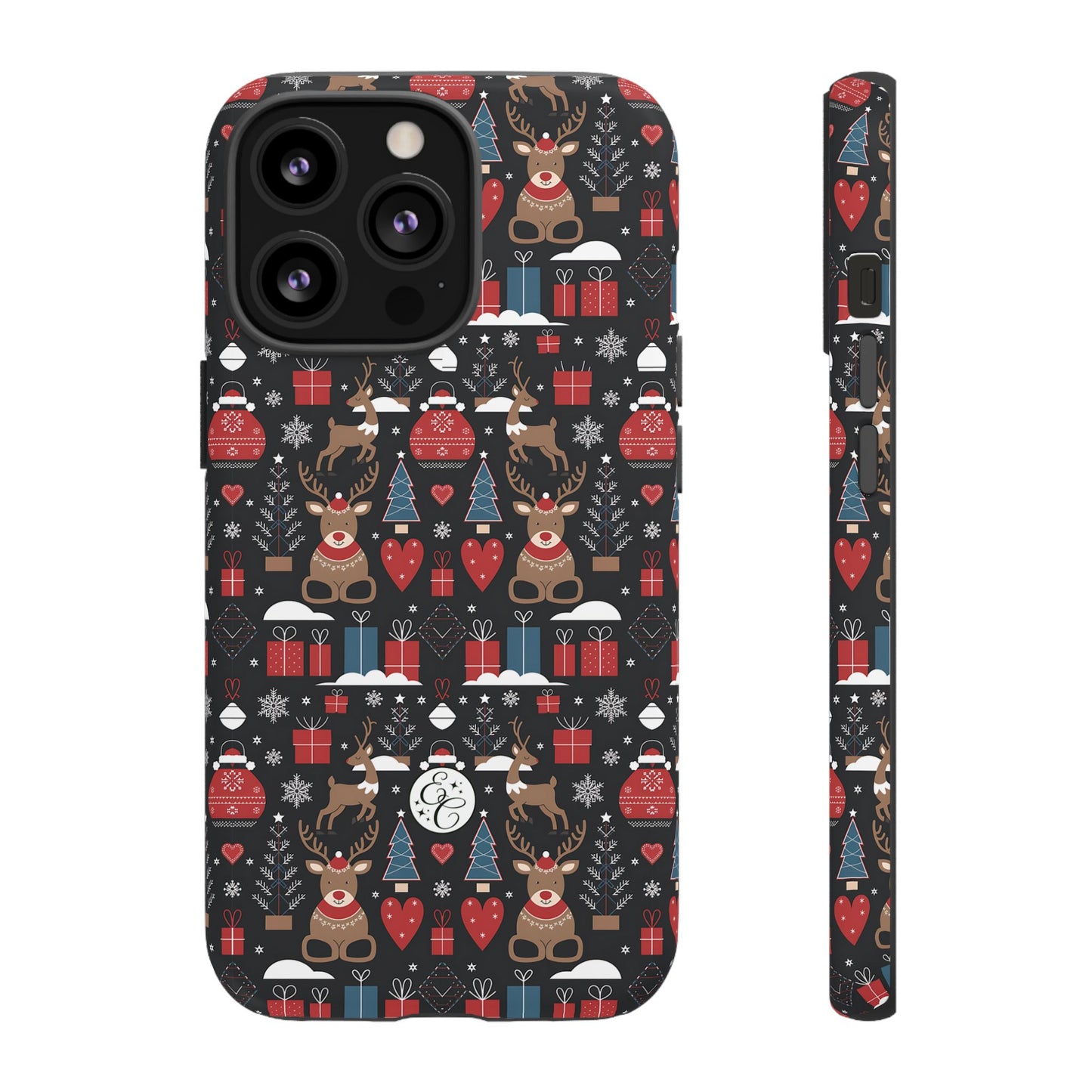 Christmas Holiday Pattern Tough Phone Case