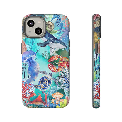 Ocean Wonders Collage Tough Phone Case