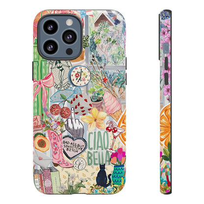 Coquette Art Collage Tough Phone Case