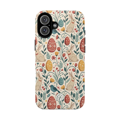 Vintage Easter Pattern Tough Phone Case